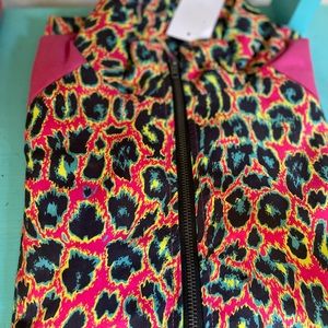 Crazy train Leopard Wind breaker